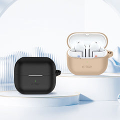 HÜLLE FÜR SAMSUNG GALAXY BUDS 3 / 3 PRO TECH-PROTECT SILIKON HAKEN KRAYON GRAU