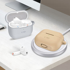 HÜLLE FÜR SAMSUNG GALAXY BUDS 3 / 3 PRO TECH-PROTECT SILIKON HAKEN KRAYON GRAU