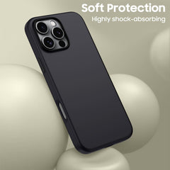 TECH-PROTECT SILIKONHÜLLE MAGSAFE IPHONE 16 PRO MAX MATTE SCHWARZ