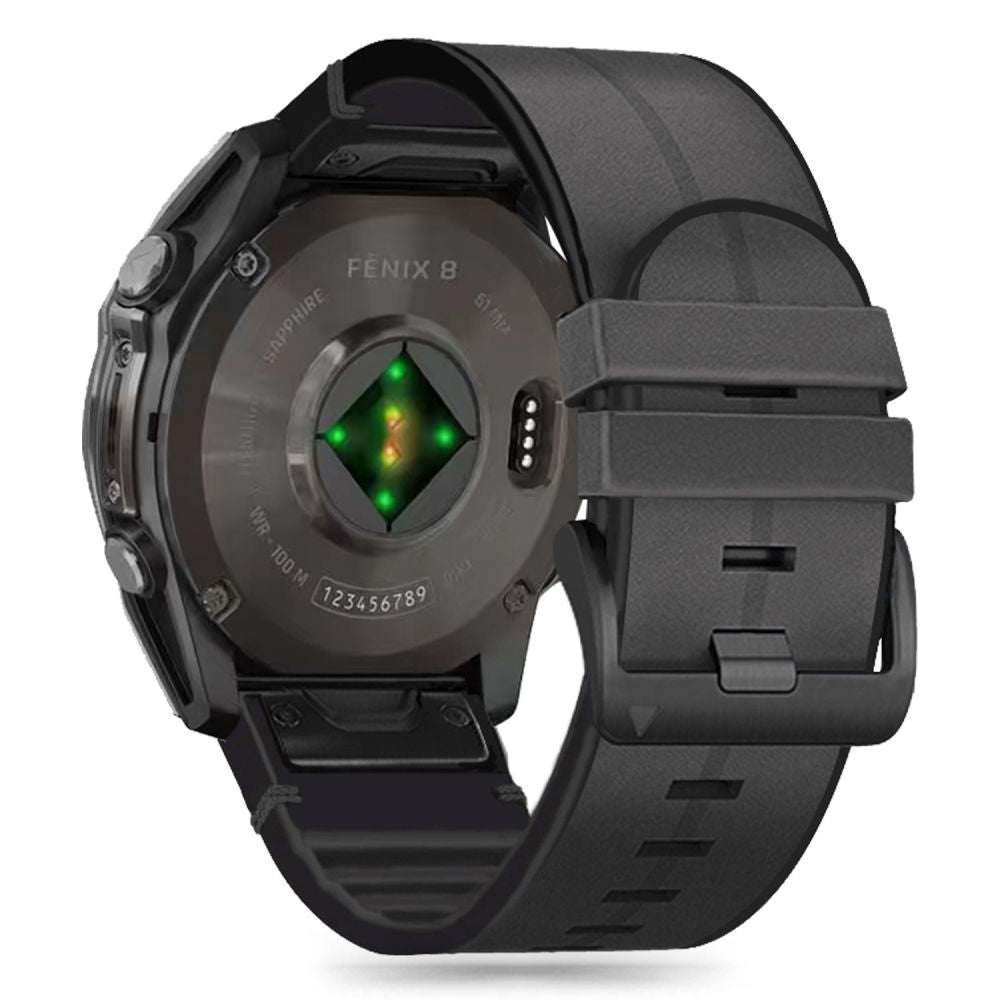 TECH-PROTECT SILIKON ARMBAND FÜR GARMIN FENIX 5 / 6 / 6 PRO / 7 / 8 (47 MM) / E SCHWARZ