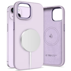 TECH-PROTECT SILIKONDECKEL PURE MAGSAFE IPHONE 14 MAUVE