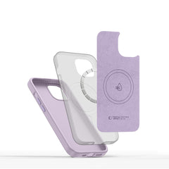 TECH-PROTECT SILIKONDECKEL PURE MAGSAFE IPHONE 15 MAUVE