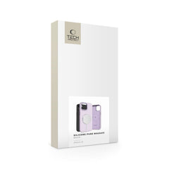 TECH-PROTECT SILIKONDECKEL PURE MAGSAFE IPHONE 15 MAUVE
