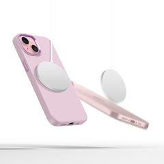 TECH-PROTECT SILIKONDECKEL PURE MAGSAFE IPHONE 15 PINK PEARL