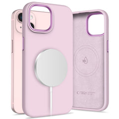 TECH-PROTECT SILIKONDECKEL PURE MAGSAFE IPHONE 15 PINK PEARL