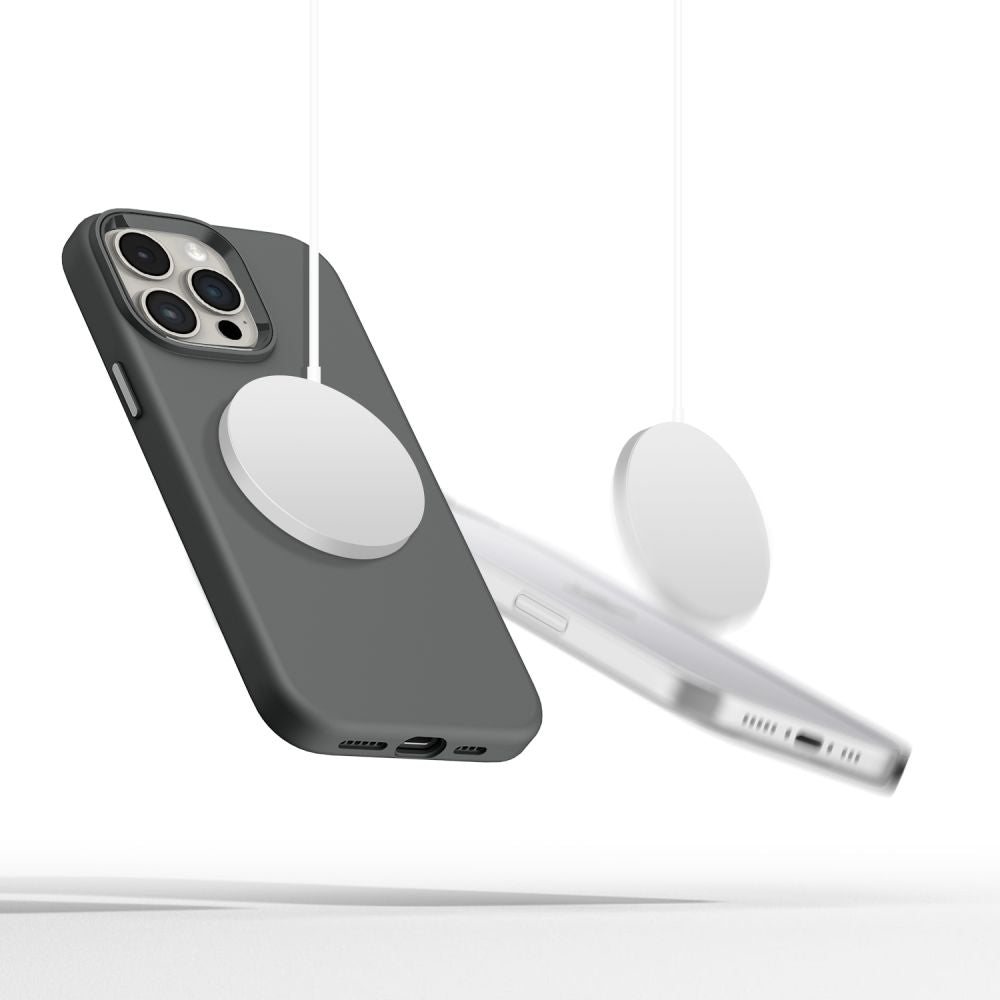 TECH-PROTECT SILIKONHÜLLE PURE MAGSAFE IPHONE 15 PRO CLAY