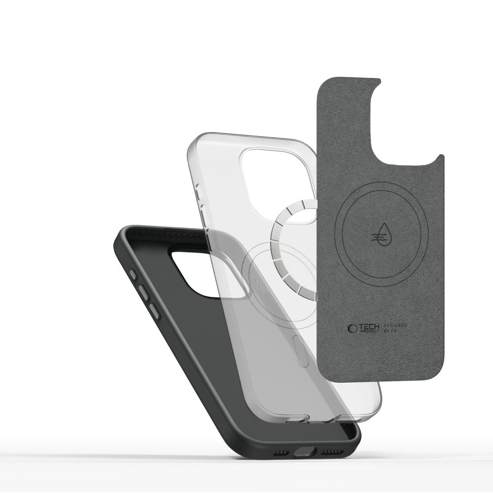 TECH-PROTECT SILIKONHÜLLE PURE MAGSAFE IPHONE 15 PRO CLAY