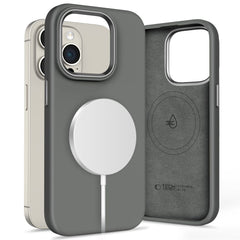 TECH-PROTECT SILIKONHÜLLE PURE MAGSAFE IPHONE 15 PRO CLAY
