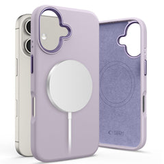 TECH-PROTECT SILIKONDECKEL PURE MAGSAFE IPHONE 16 MAUVE