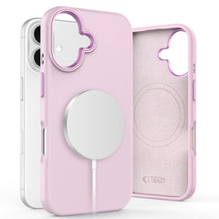 TECH-PROTECT SILIKONDECKEL PURE MAGSAFE IPHONE 16 PINK PERLE