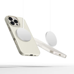 TECH-PROTECT SILIKONDECKEL PURE MAGSAFE IPHONE 16 PRO COSMIC LATTE