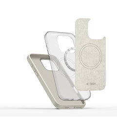 TECH-PROTECT SILIKONDECKEL PURE MAGSAFE IPHONE 16 PRO COSMIC LATTE