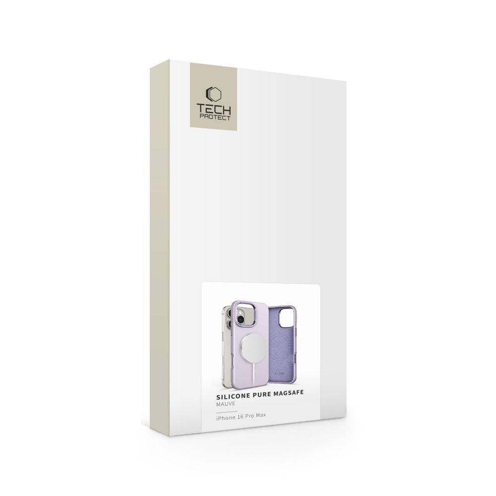 TECH-PROTECT SILIKONDECKEL PURE MAGSAFE IPHONE 16 PRO MAX MAUVE
