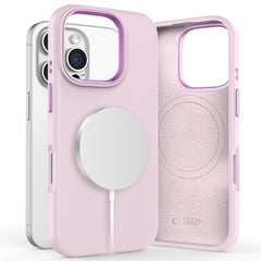 TECH-PROTECT SILIKONHÜLLE PURE MAGSAFE IPHONE 16 PRO PINK PEARL