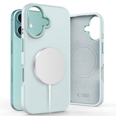 TECH-PROTECT SILIKONDECKEL PURE MAGSAFE IPHONE 16 HIMMELBLAU