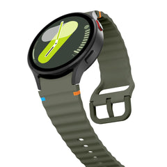 TECH-PROTECT SILIKON SPORT SAMSUNG GALAXY WATCH 4 / 5 / 5 PRO / 6 / 7 / FE ARMY GRÜN
