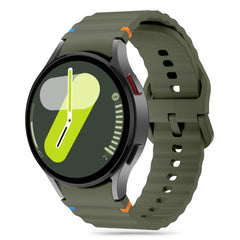 TECH-PROTECT SILIKON SPORT SAMSUNG GALAXY WATCH 4 / 5 / 5 PRO / 6 / 7 / FE ARMY GRÜN