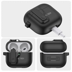 TECH-PROTECT SLIM HOOK APPLE AIRPODS 4 SCHWARZ HÜLLE