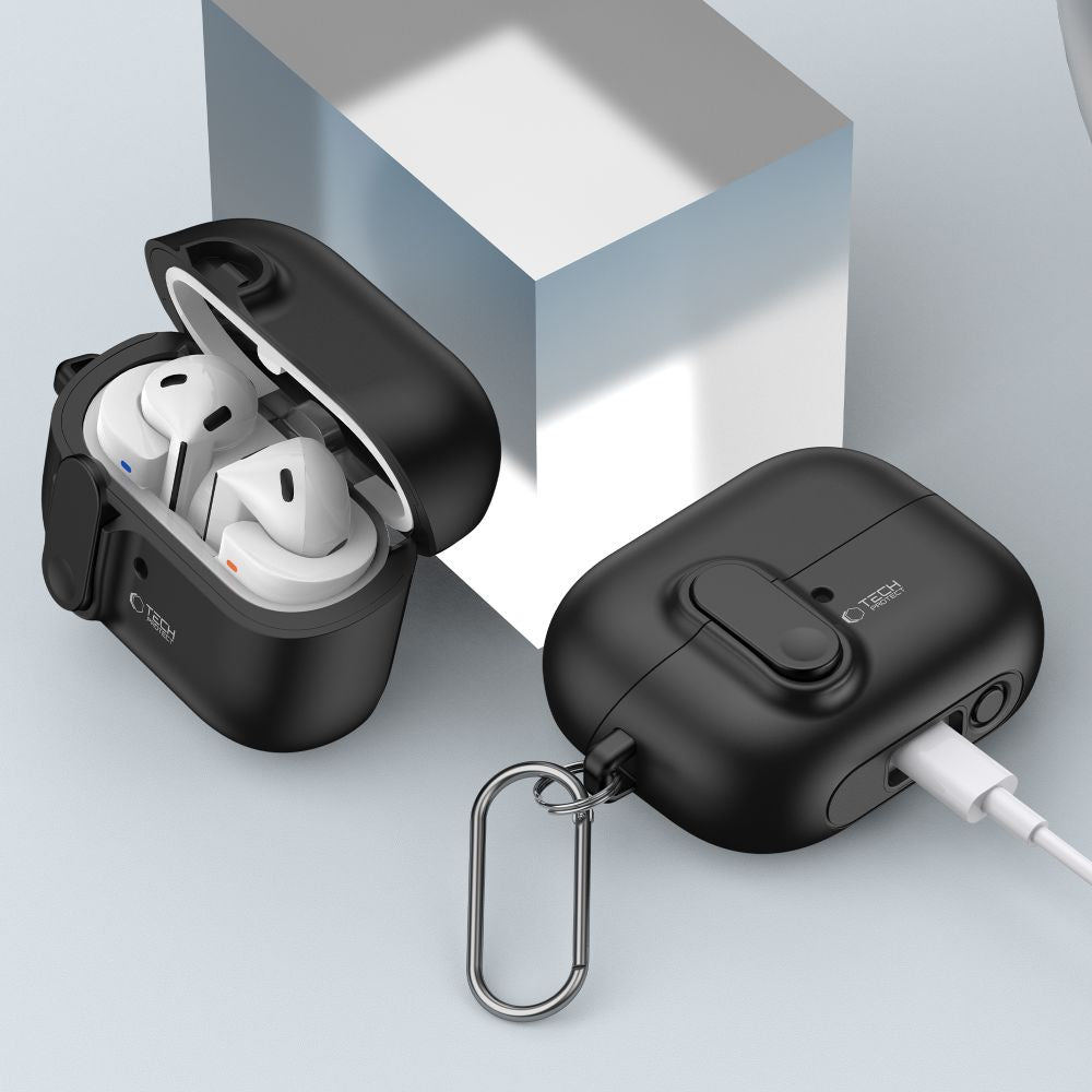 TECH-PROTECT SLIM HOOK SAMSUNG GALAXY BUDS 3 / 3 PRO SCHWARZ