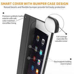 HÜLLE / COVER FÜR IPAD 9.7 5 / 6 / 2017-2018 TECH-PROTECT SMARTCASE SCHWARZ