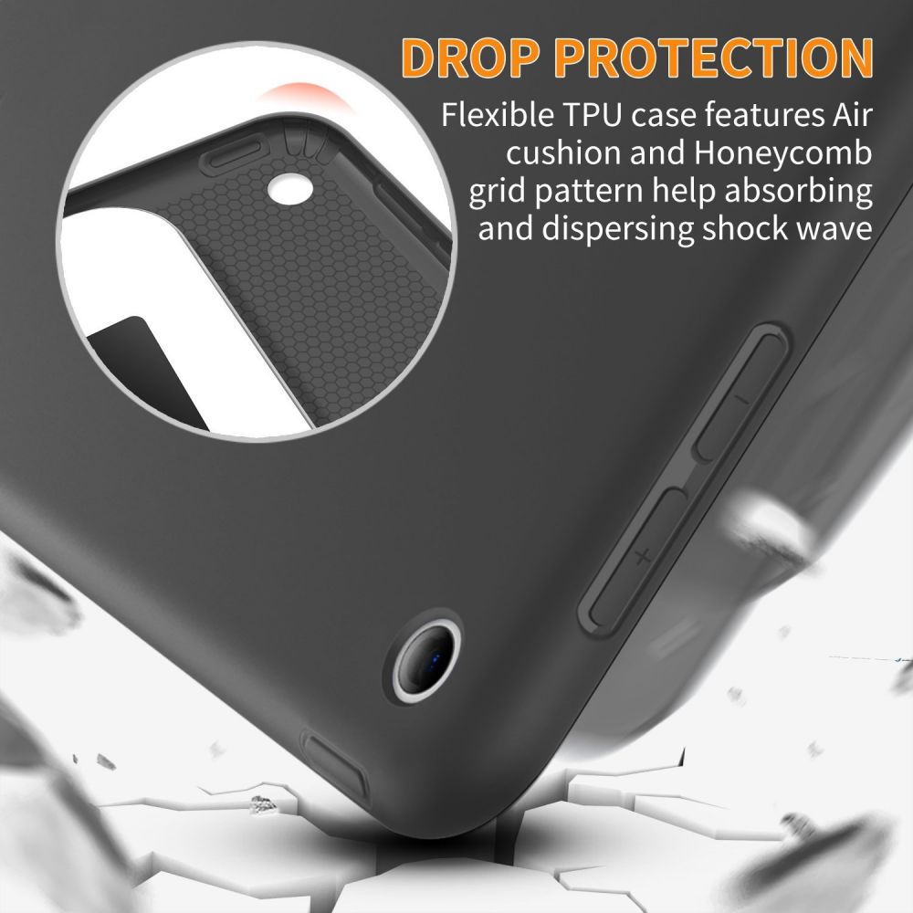 HÜLLE / COVER FÜR IPAD 9.7 5 / 6 / 2017-2018 TECH-PROTECT SMARTCASE SCHWARZ