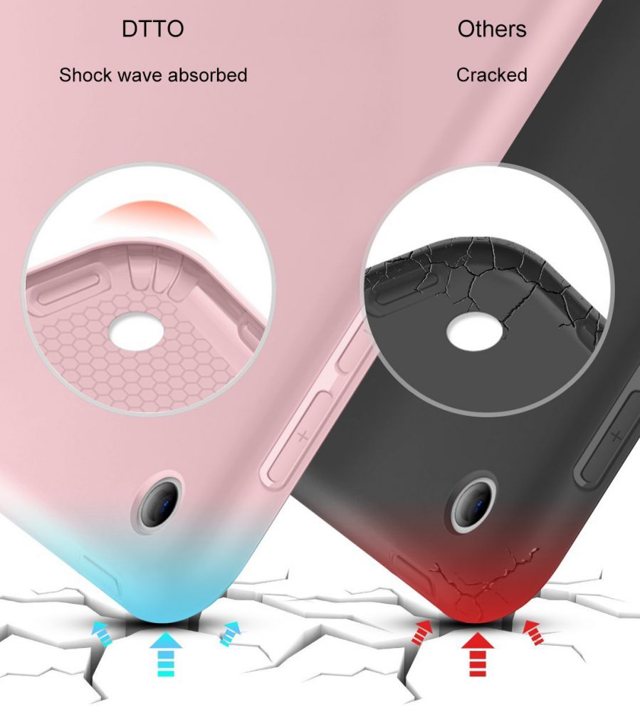 HÜLLE / COVER FÜR IPAD 9.7 5 / 6 / 2017-2018 TECH-PROTECT SMARTCASE ROSÉ GOLD
