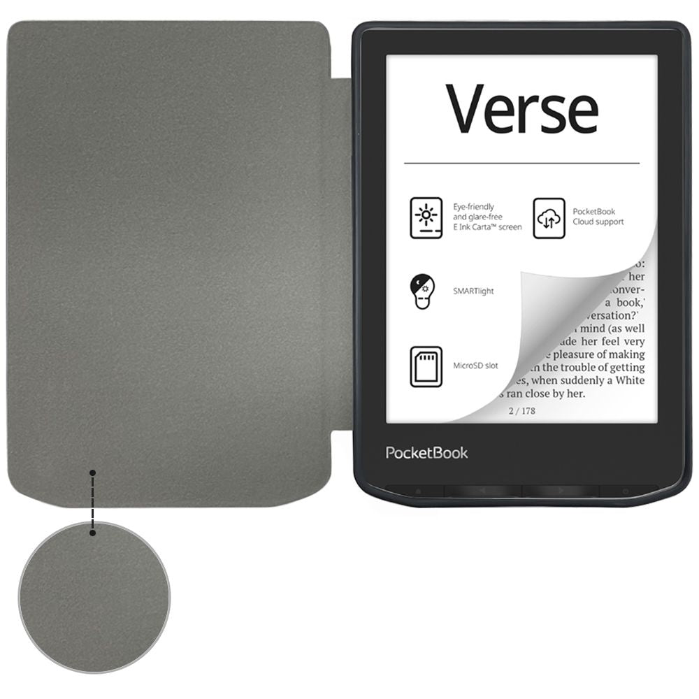 KRYT TECH-PROTECT SMARTCASE POCKETBOOK VERSE SCHWARZ