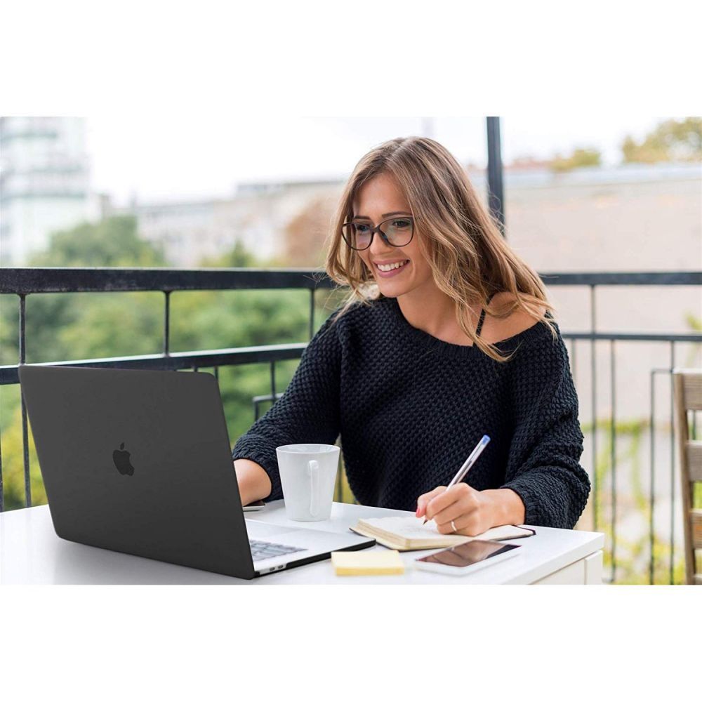 HÜLLE FÜR MACBOOK AIR 13" M2 / M3 / 2022-2024 TECH-PROTECT SMARTSHELL GLITTER KLAR