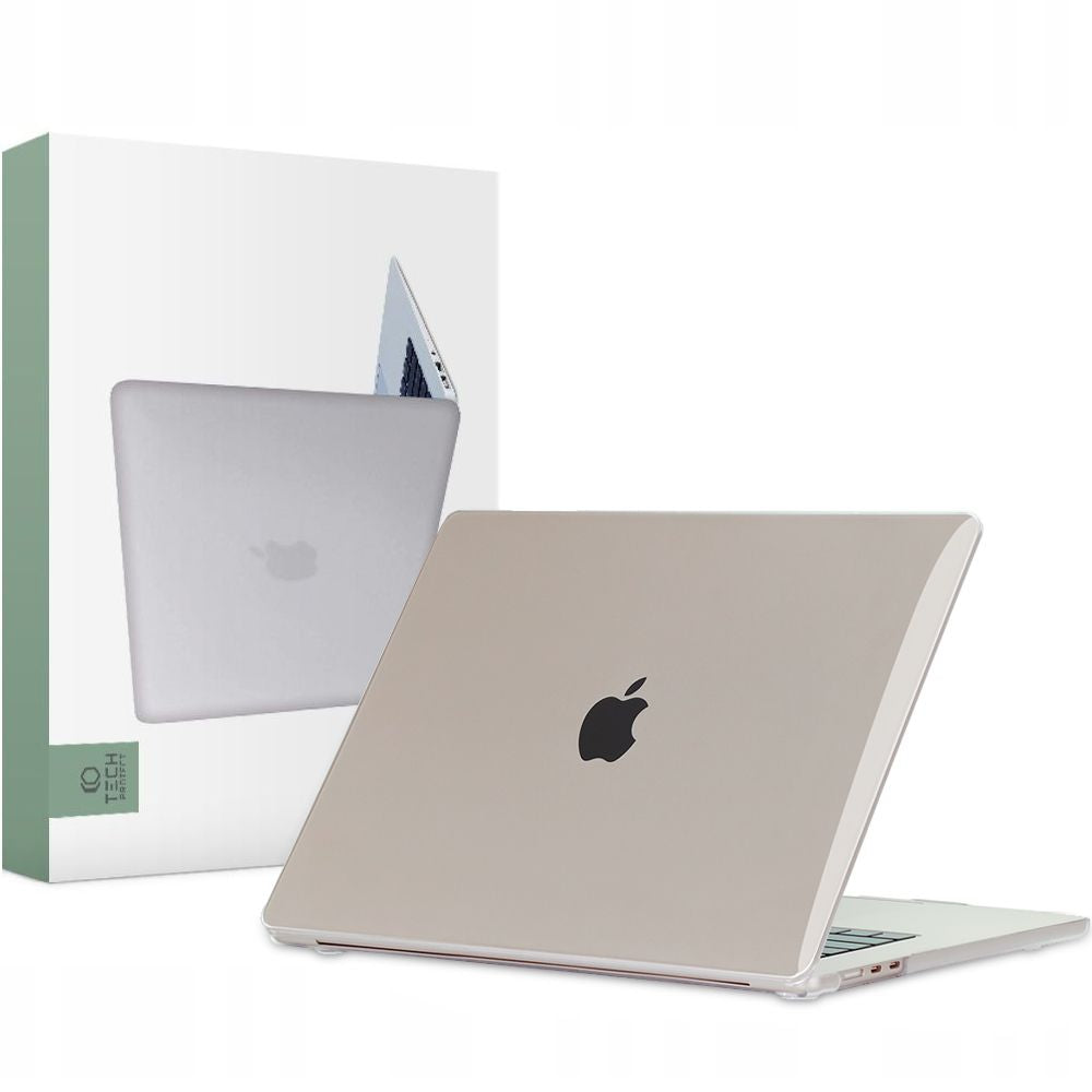 HÜLLE FÜR MACBOOK AIR 15" M2 / M3 / M4 / 2023-2025 TECH-PROTECT SMARTSHELL KRISTALLKLAR