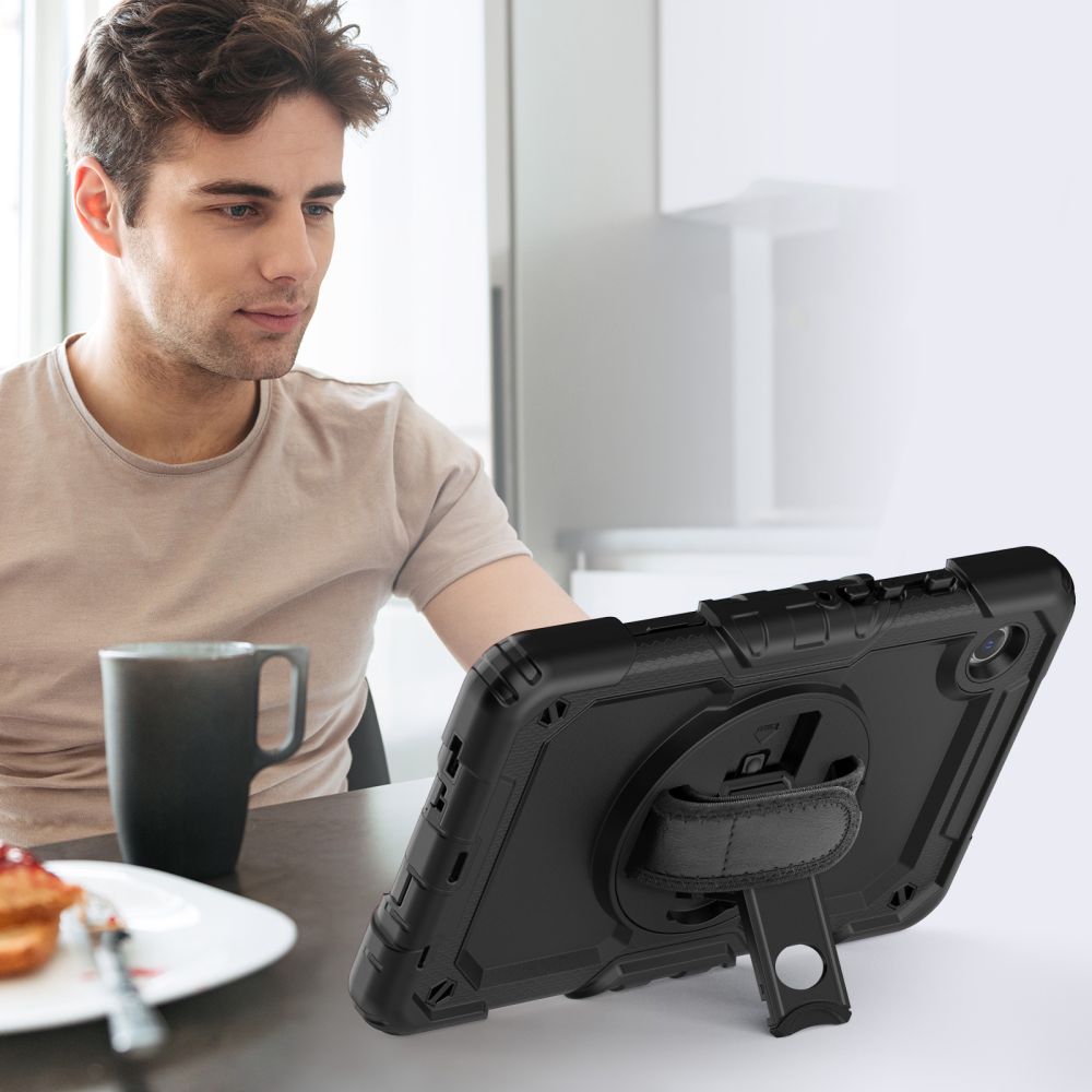 SCHUTZHÜLLE / HÜLLE FÜR SAMSUNG GALAXY TAB A9+ PLUS 11.0 X210 / X215 / X216 TECH-PROTECT SOLID360 SCHWARZ