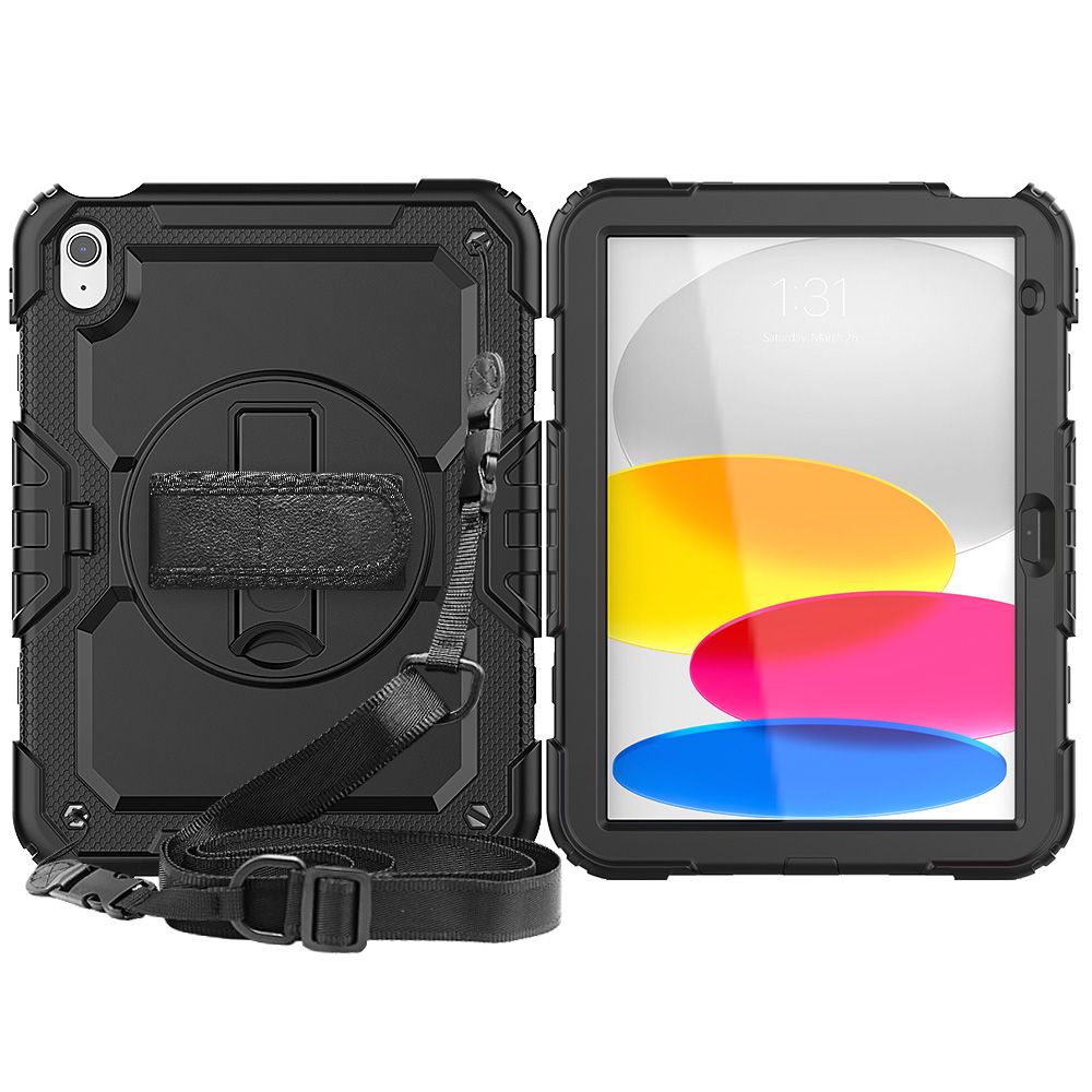 HÜLLE / COVER FÜR IPAD 10,9” 10 / 2022 / 11” 11 / 2025 TECH-PROTECT SOLID360 SCHWARZ