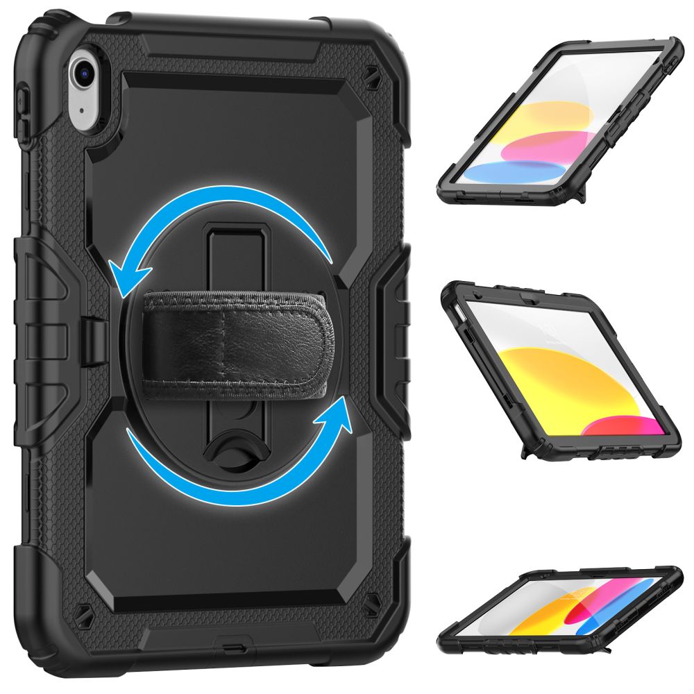 HÜLLE / COVER FÜR IPAD 10,9” 10 / 2022 / 11” 11 / 2025 TECH-PROTECT SOLID360 SCHWARZ