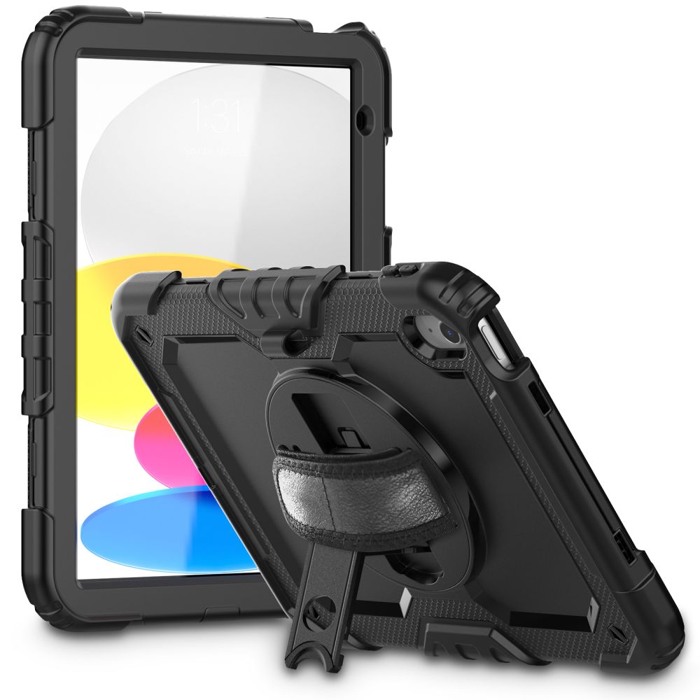 HÜLLE / COVER FÜR IPAD 10,9” 10 / 2022 / 11” 11 / 2025 TECH-PROTECT SOLID360 SCHWARZ