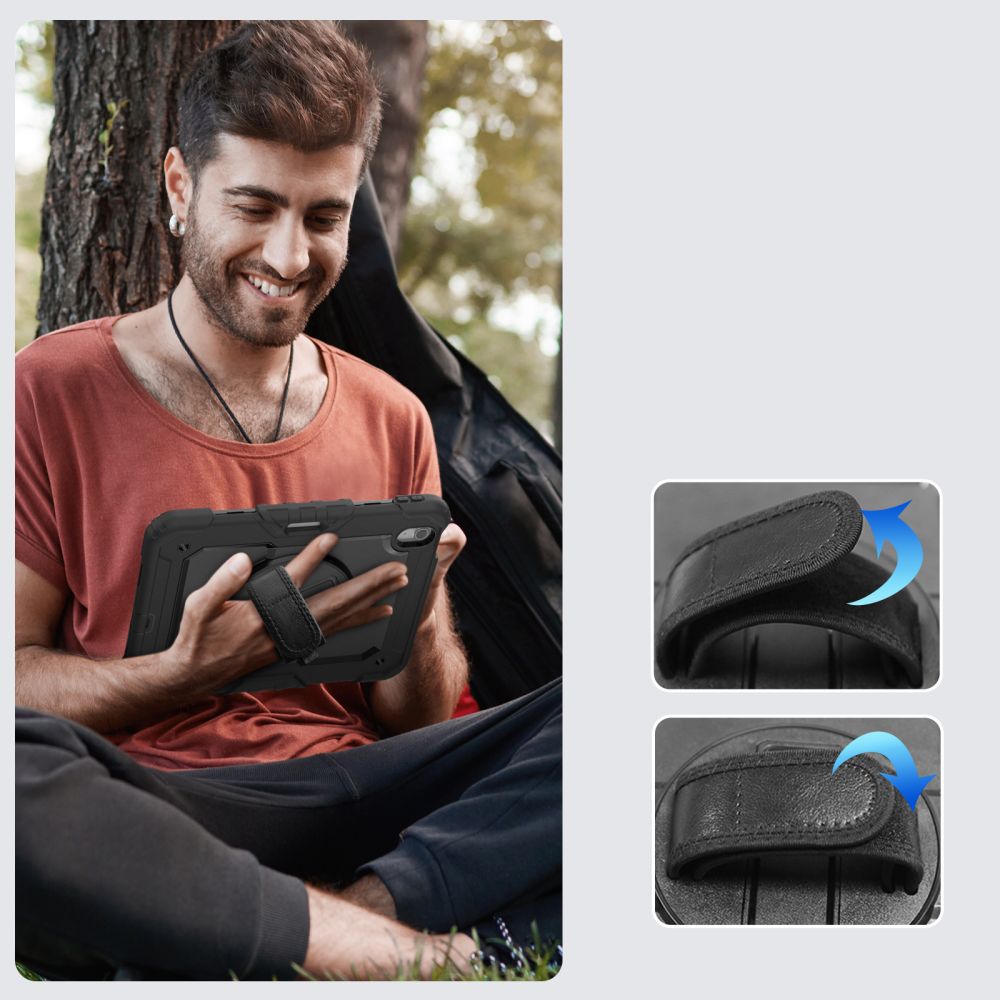 TECH-PROTECT SOLID360 HÜLLE FÜR IPAD AIR 11 6 / 2024 SCHWARZ
