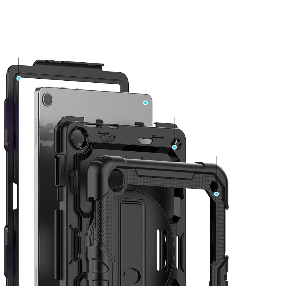 HÜLLE / COVER FÜR LENOVO TAB M10 10.1 3. GENERATION TB328 TECH-PROTECT SOLID360 SCHWARZ