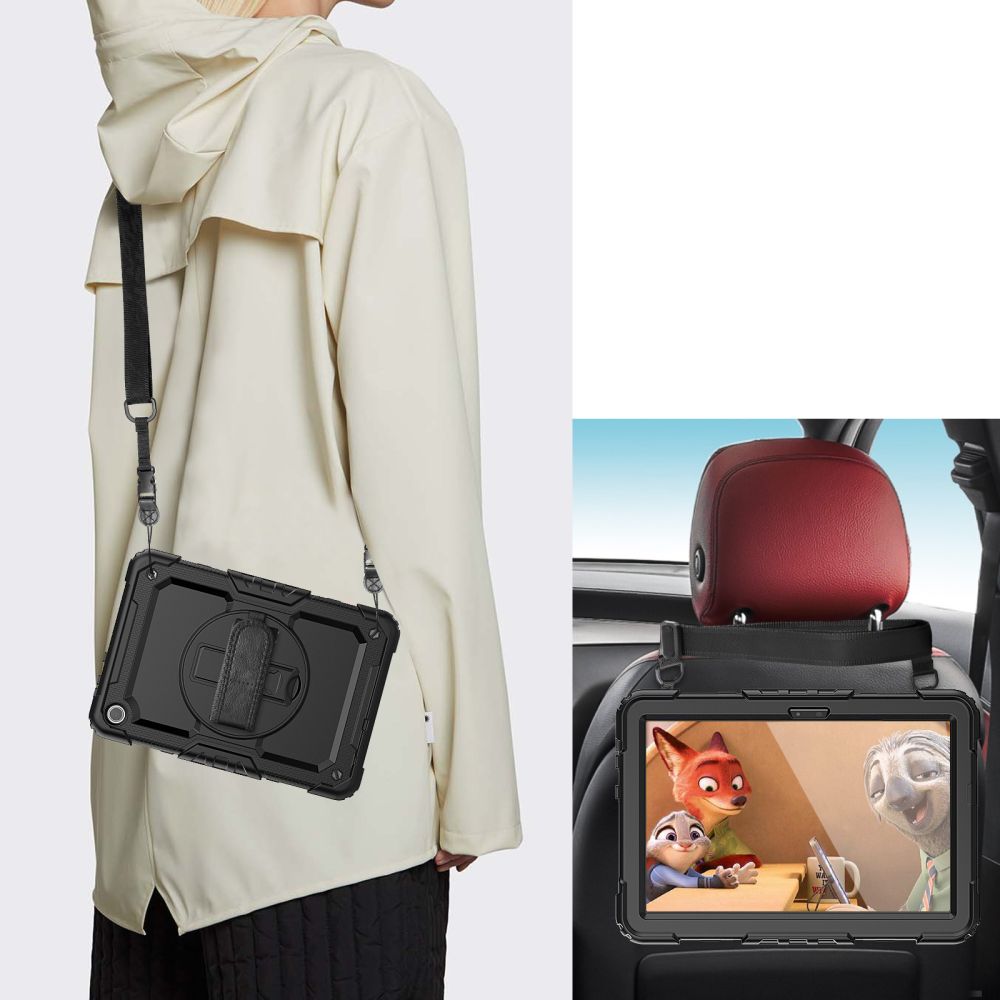 HÜLLE / COVER FÜR LENOVO TAB M10 10.1 3. GENERATION TB328 TECH-PROTECT SOLID360 SCHWARZ