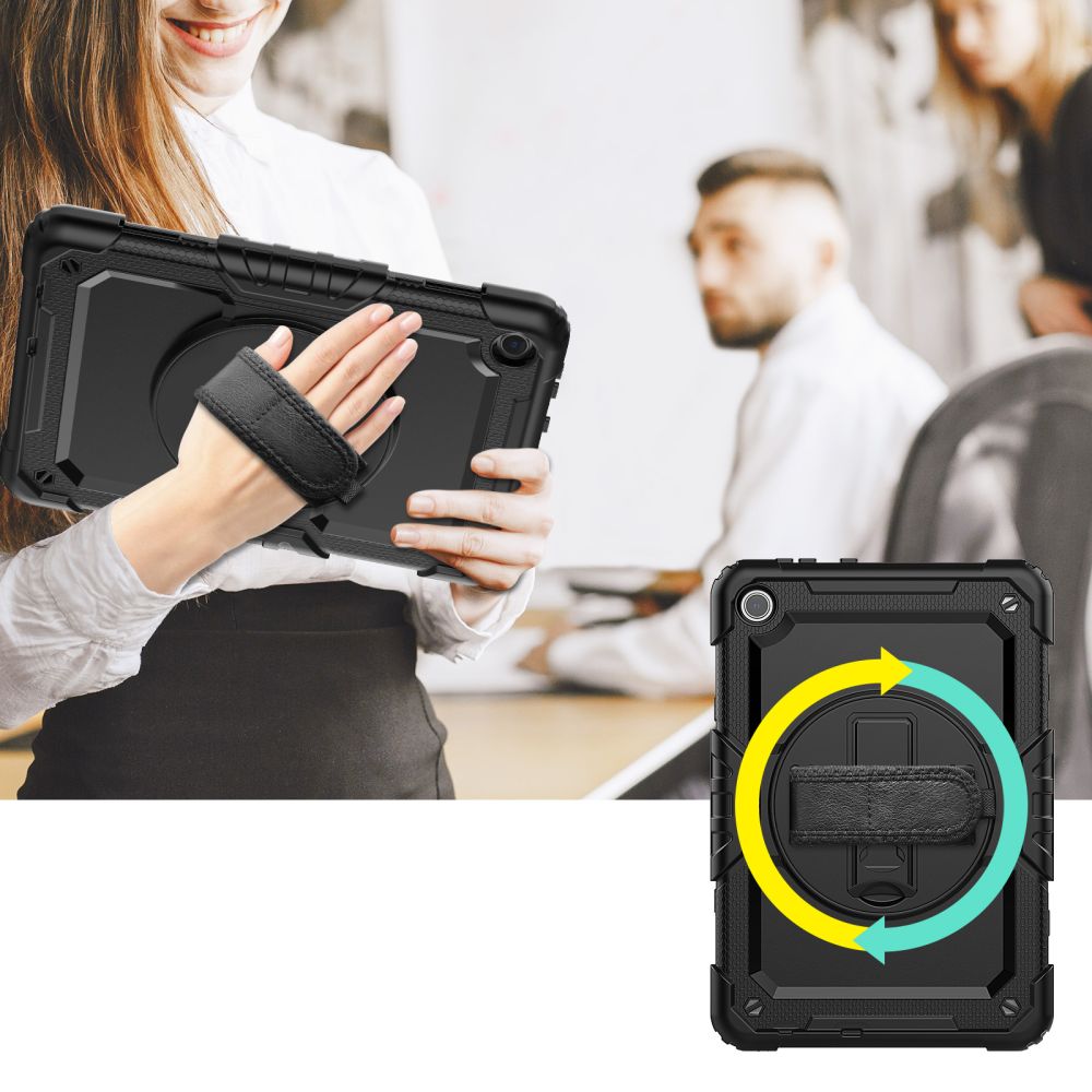 HÜLLE / COVER FÜR LENOVO TAB M10 10.1 3. GENERATION TB328 TECH-PROTECT SOLID360 SCHWARZ