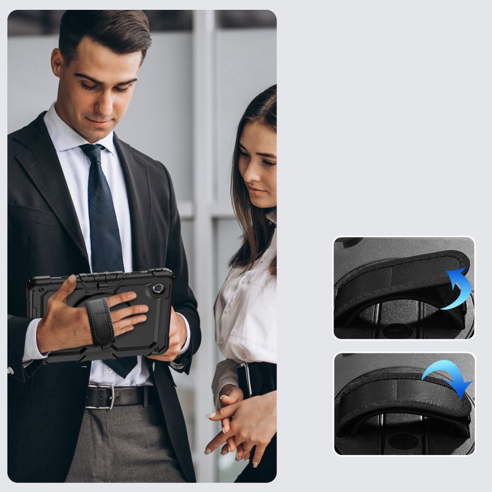 SCHUTZDECKEL / HÜLLE FÜR LENOVO TAB M11 / K11E 11.0 TB-330 TECH-PROTECT SOLID360 SCHWARZ