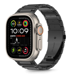 TECH-PROTECT EDELSTAHL CLASSIC APPLE WATCH 6 / 7 / 8 / 9 / 10 / SE / ULTRA 1 / 2 (44 / 45 / 46 / 49 MM) SCHWARZ