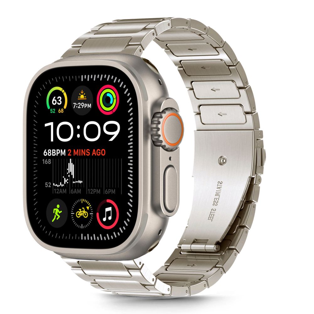 TECH-PROTECT EDELSTAHL CLASSIC APPLE WATCH 6 / 7 / 8 / 9 / 10 / SE / ULTRA 1 / 2 (44 / 45 / 46 / 49 MM) TITAN