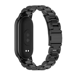METALLARMBAND FÜR XIAOMI MI BAND 8 / 9 / NFC DOOP EDELSTAHL SCHWARZ