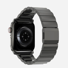 TECH-PROTECT STEELBAND ARMBAND FÜR APPLE WATCH 6 / 7 / 8 / 9 / 10 / SE / ULTRA 1 / 2 (44 / 45 / 46 / 49 MM) SCHWARZ