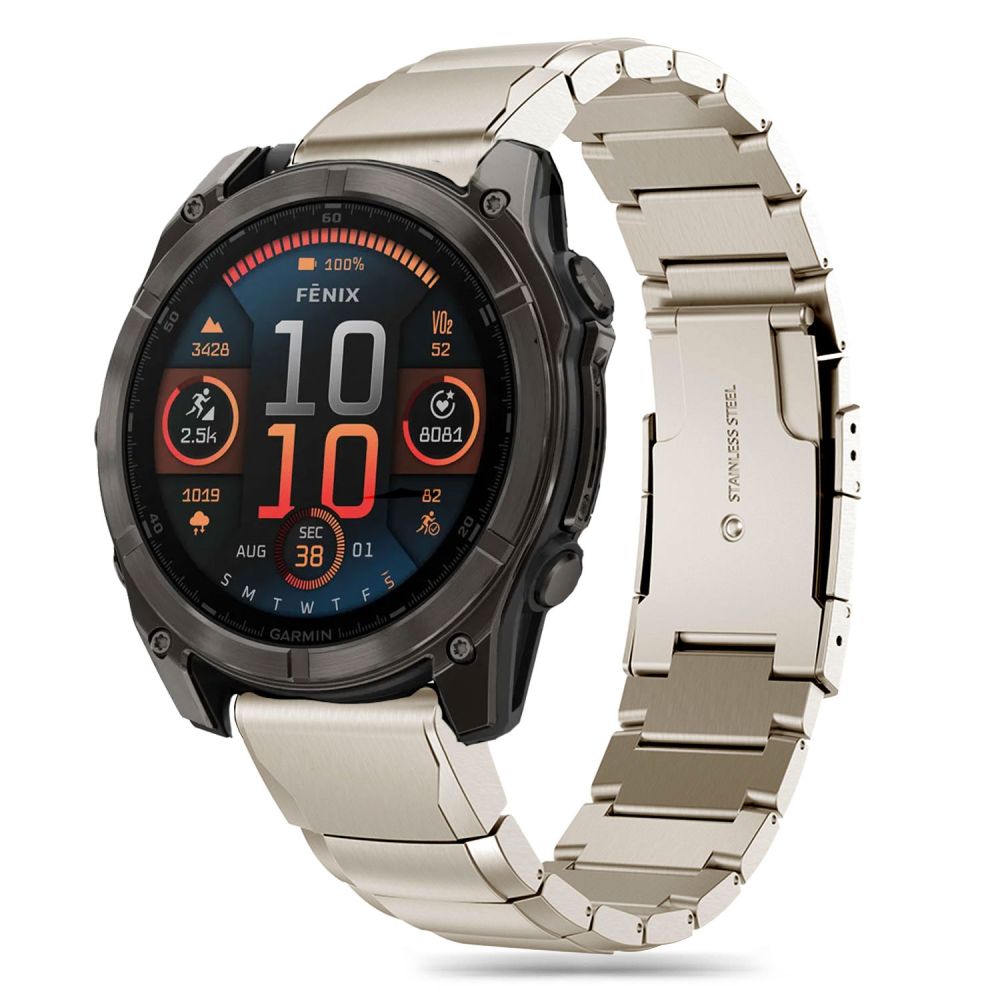 TECH-PROTECT STEELBAND ARMBAND GARMIN FENIX 5X / 5X PLUS / 6X / 6X PRO / 7X / 8 (51 MM) TITAN