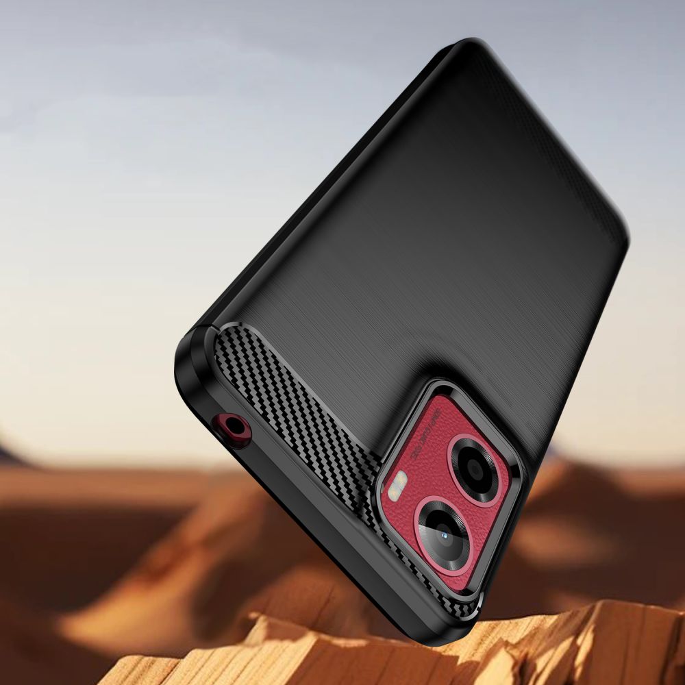 TECH-PROTECT TPUCARBON HÜLLE MOTOROLA MOTO G05 / E15 SCHWARZ