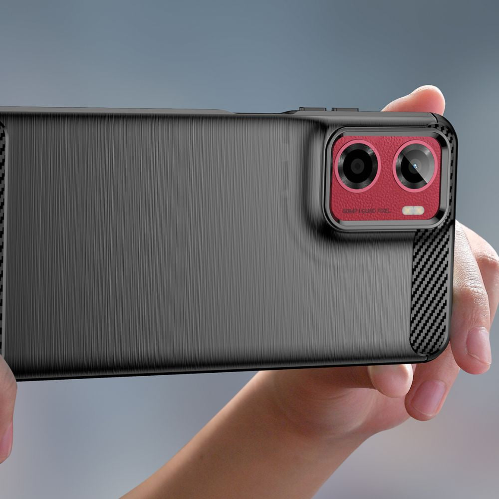 TECH-PROTECT TPUCARBON HÜLLE MOTOROLA MOTO G05 / E15 SCHWARZ