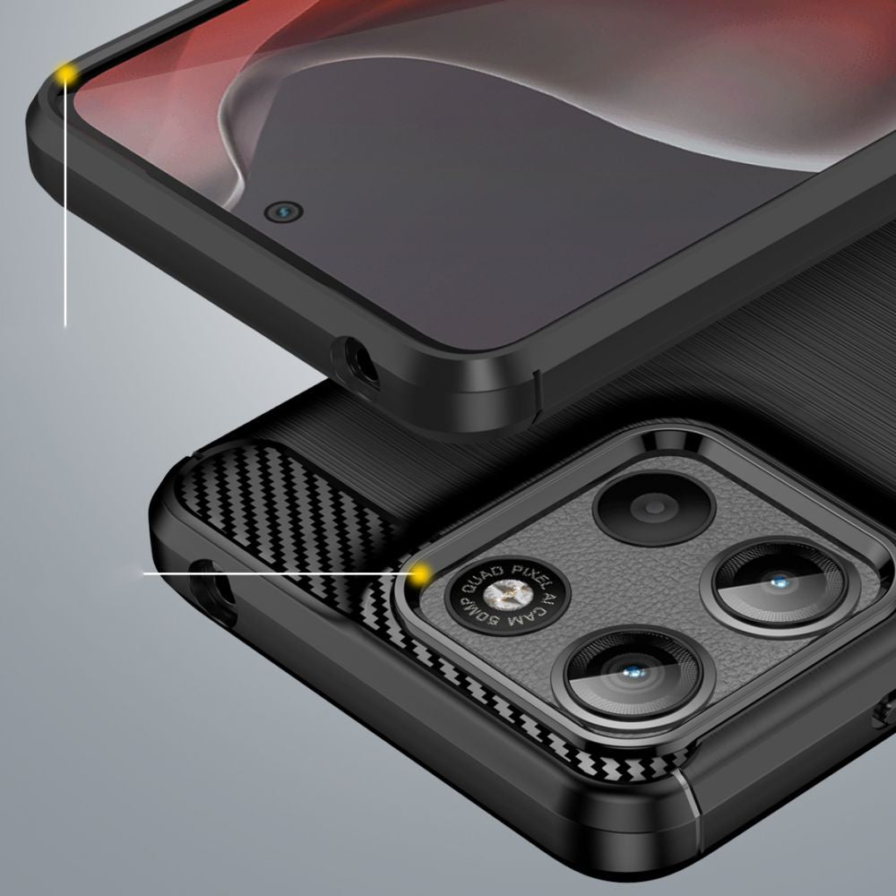 TECH-PROTECT TPUCARBON HÜLLE MOTOROLA MOTO G15 / G15 POWER SCHWARZ