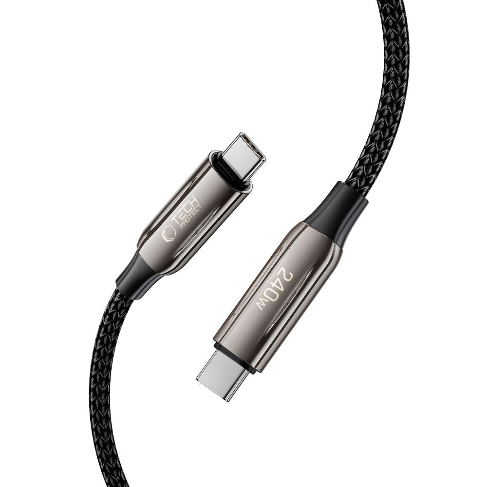 TECH-PROTECT UB10T ULTRABOOST TYPE-C KABEL PD240W/QC4.0 100CM SCHWARZ