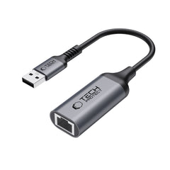 TECH-PROTECT ULTRABOOST ADAPTER USB 3.0 ZU ETHERNET RJ45 1000MBPS SCHWARZ