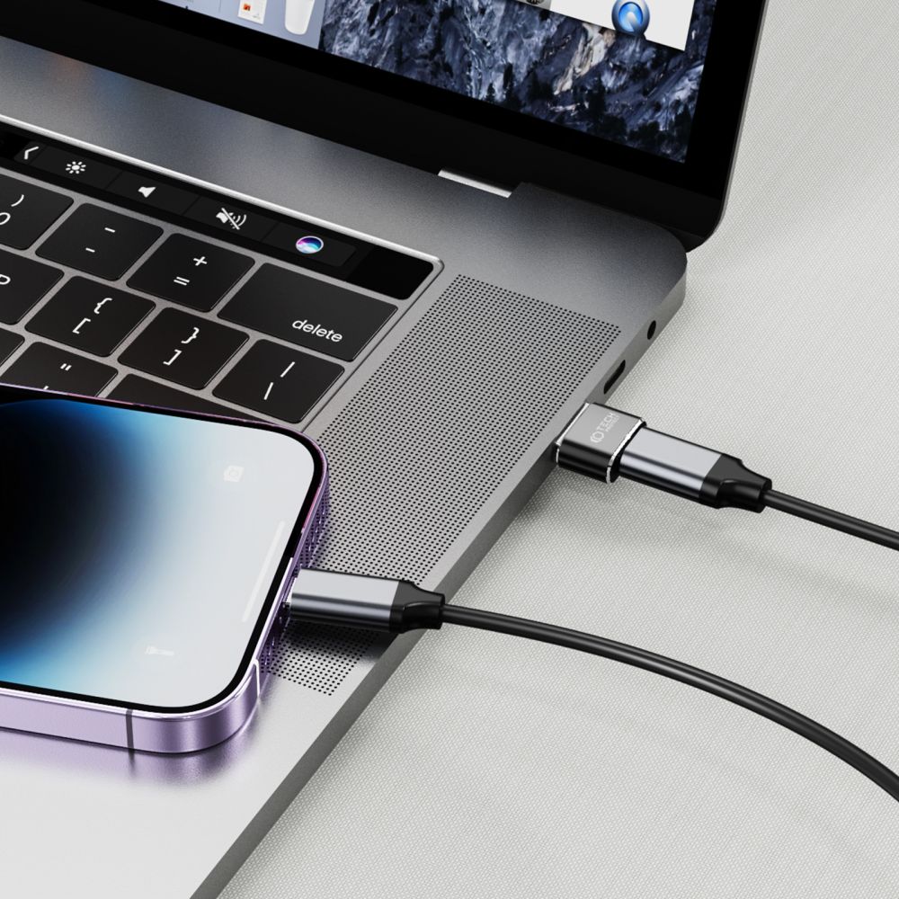 ADAPTIERTECHNIK TECH-PROTECT ULTRABOOST ADAPTER USB AUF TYPE-C SCHWARZ