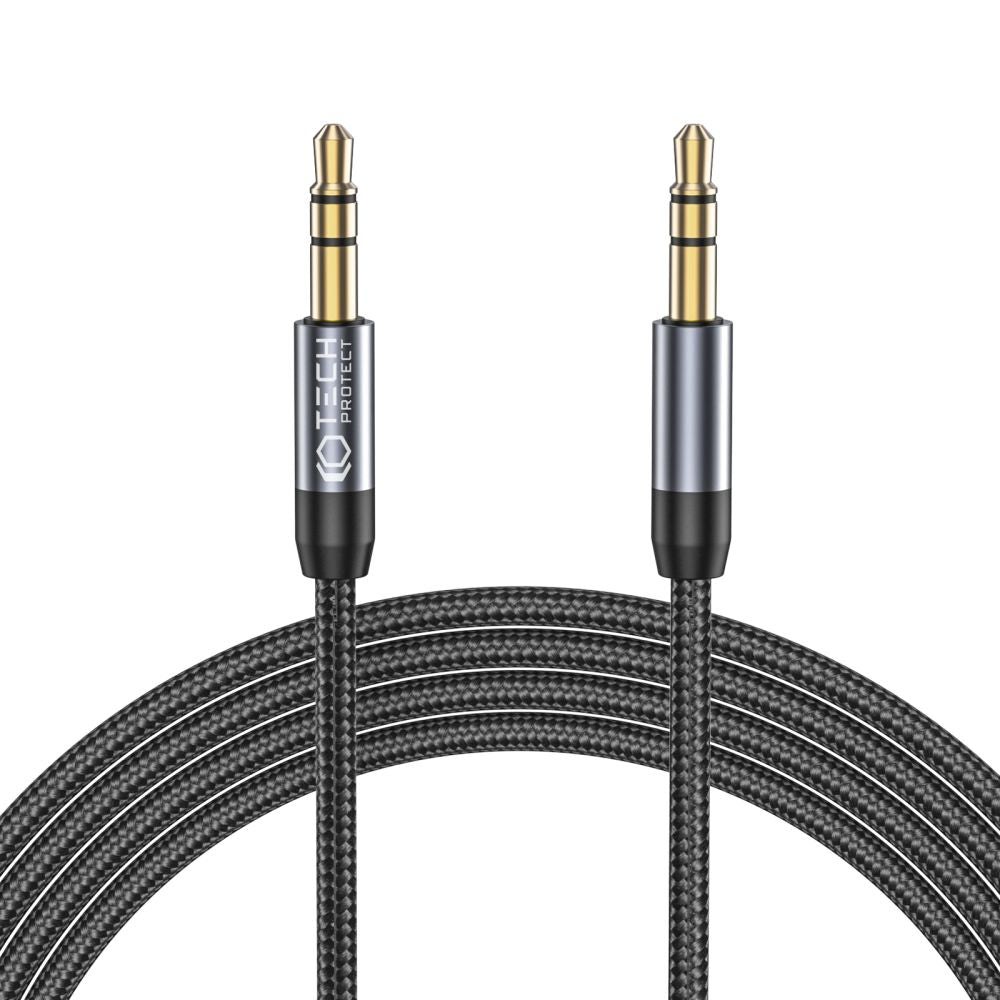 KABEL TECH-PROTECT ULTRABOOST AUX MINI JACK 3,5MM KABEL 150CM SCHWARZ